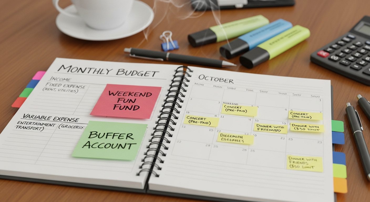 Cómo crear un presupuesto mensual que no se derrumba al primer fin de semana