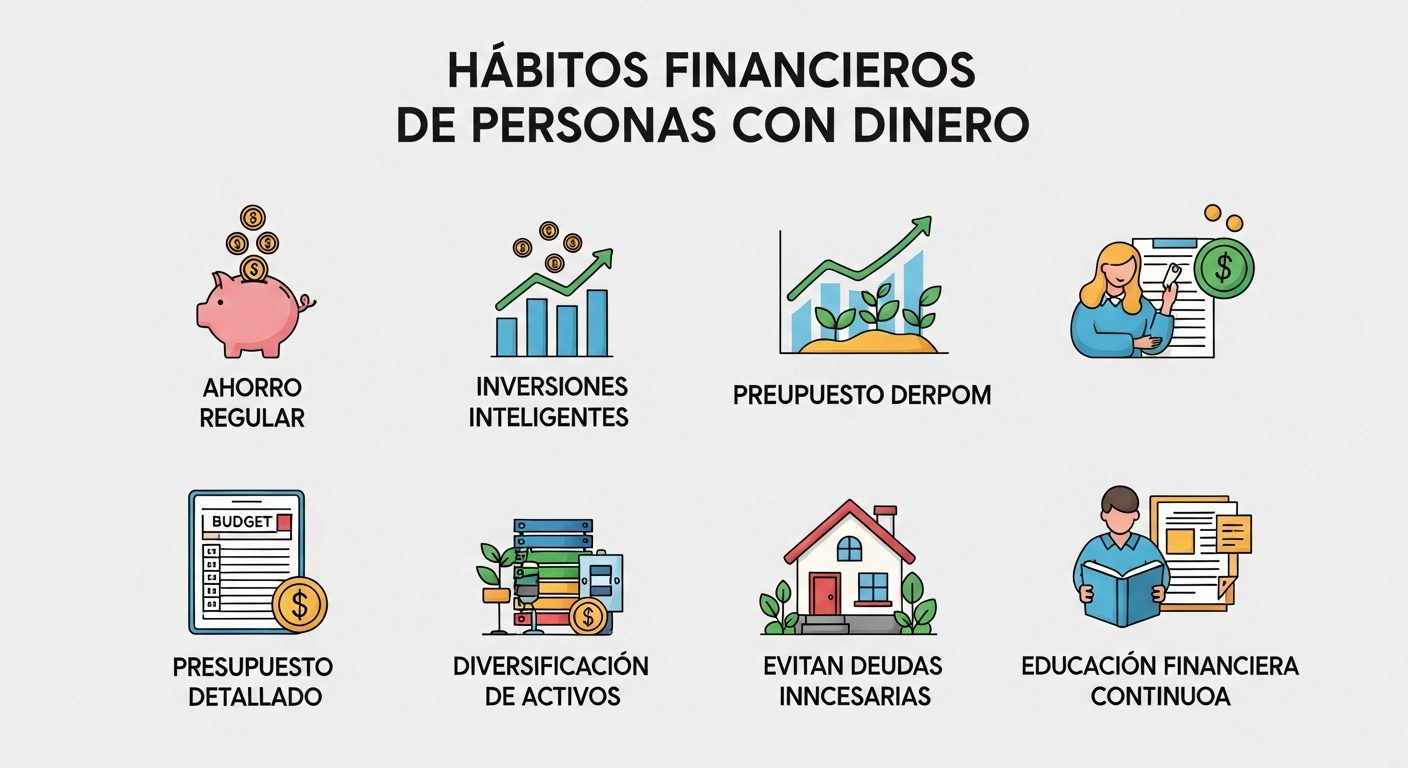 Hábitos financieros de las personas que siempre tienen dinero